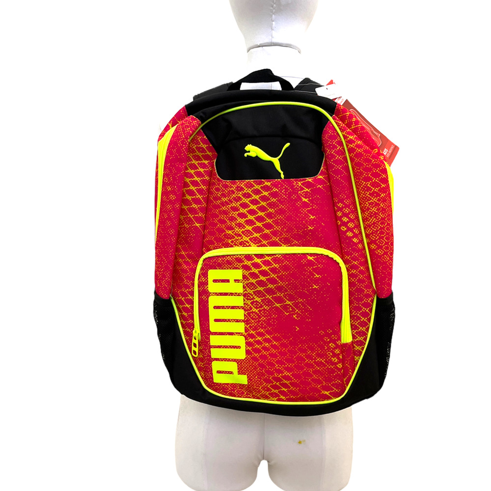 PUMA New Large Backpack Adult or Kids‎ GRAY ORANGE BLACK  NWT